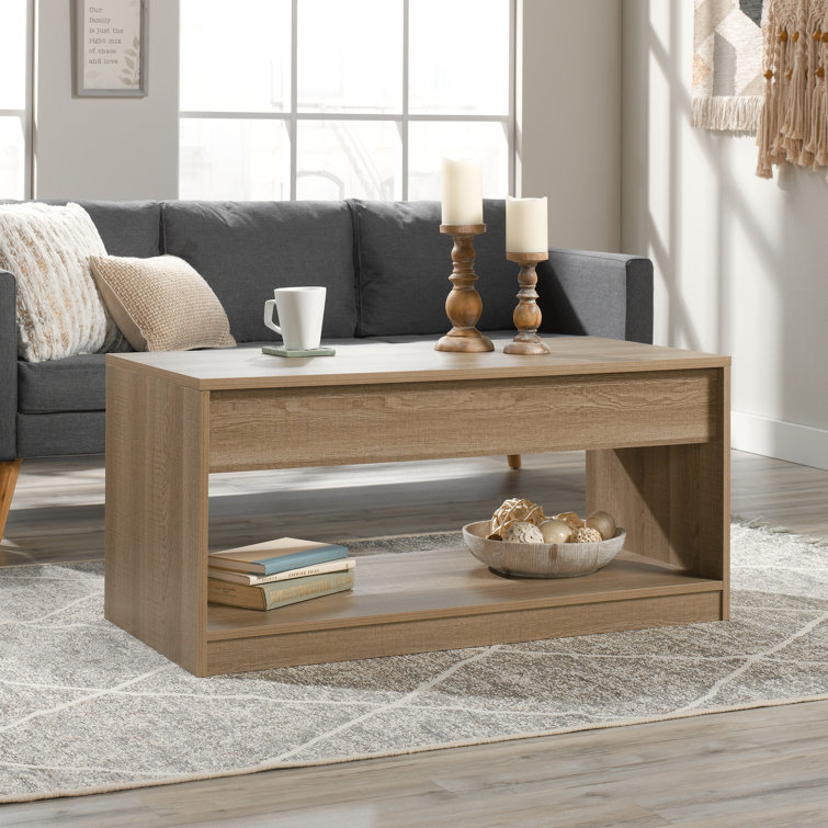 Latitude Run® Aevry Lift Top Floor Shelf Coffee Table with Storage